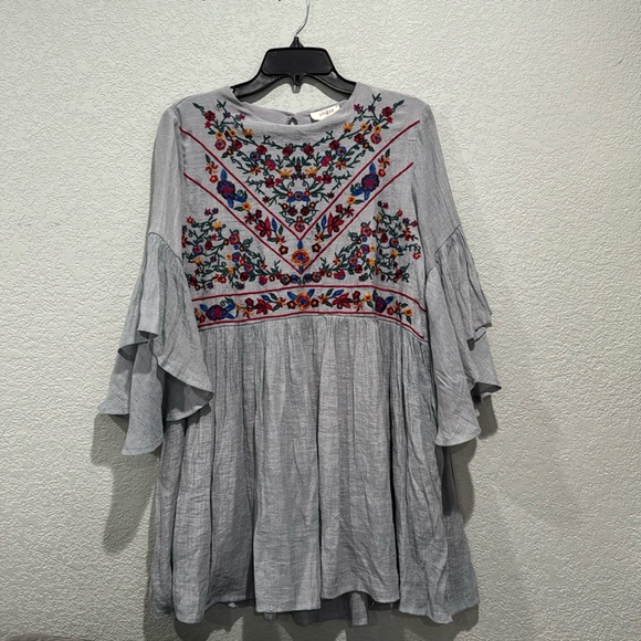 UMGEE Gray Tunic Top - Picture 1 of 7